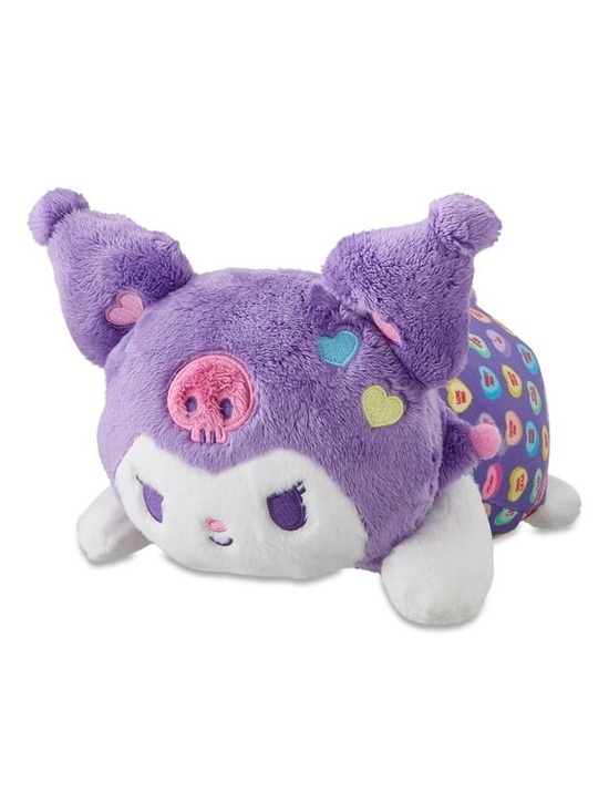 Sanrio Other - Sanrio Kuromi Plush - Purple with Pink, Teal & Yellow Heart Accents